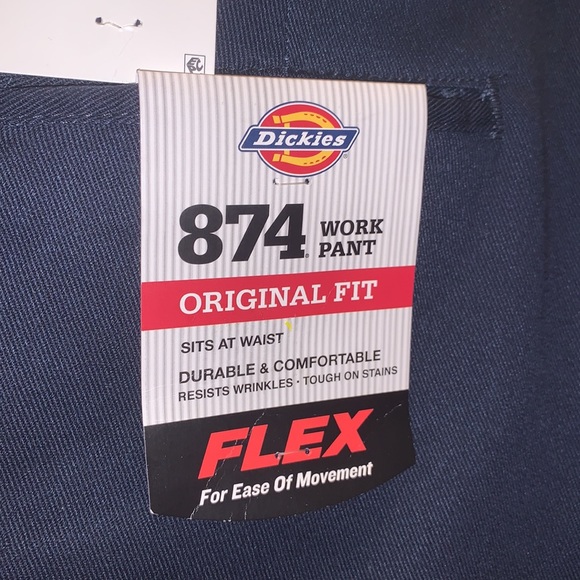 NWT Dickies blue 874 flex original fit workpant - Picture 10 of 12